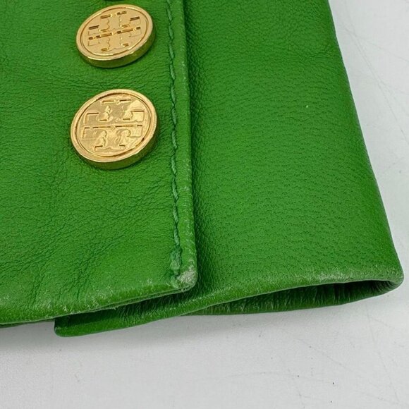 Tory Burch Green Leather Jacket Size 2 - Picture 12 of 15